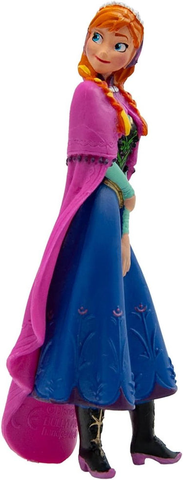 Bullyland 12960 – speelfiguur disney frozen met anna – levensecht en detailrijk vormgegeven – ideaal als taartfiguur, verzamelobject of vrolijk cadeau voor kinderen vanaf 3 jaar
