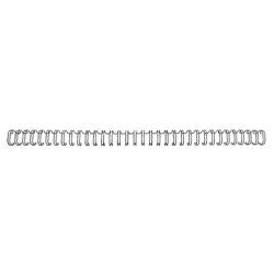 Gbc draagbindruggen wirebind 34 metaal 6mm zwart capaciteit 45vel