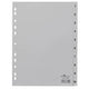 Tabbladen durable 6511 1-10 215 230x297mm a4 grijs