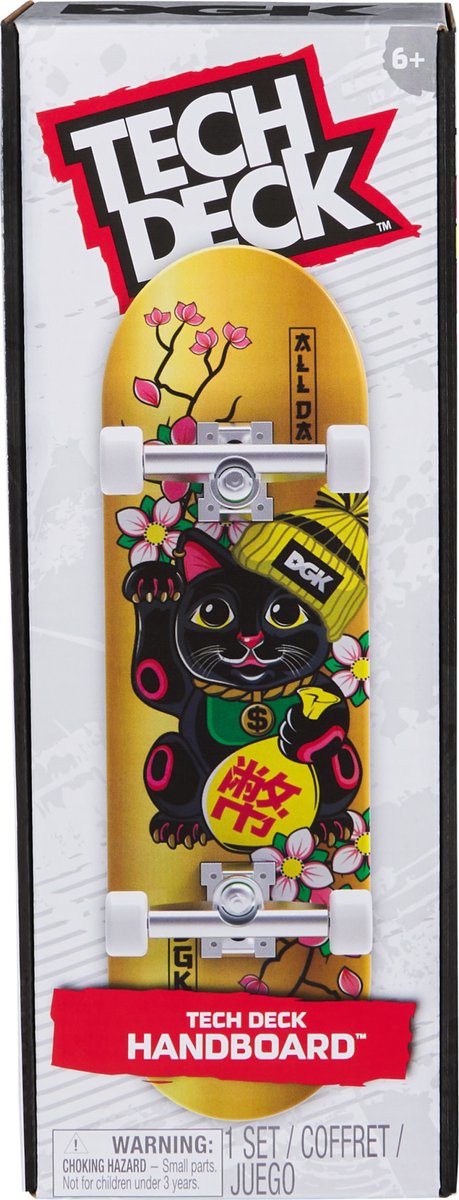 Tech deck - dgk handboard authentieke miniskateboard - alleen voor gebruik met de hand