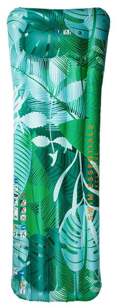 Swim essentials - luchtbed - 177 x 67 x 19 cm - meerkleurig- tropisch