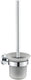 Plieger vigo wc borstel – toiletborstel met houder glas – wandhouder – 10 jaar garantie – chroom