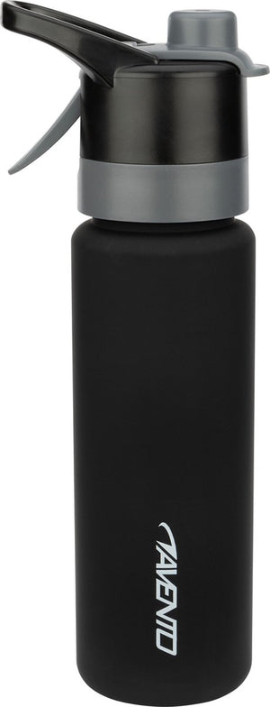 Avento drinkfles spray - 0.7 liter - zwart grijs