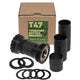Wheels manufacturing wheels mfg - trapas t47 shimano 24mm acb zwart