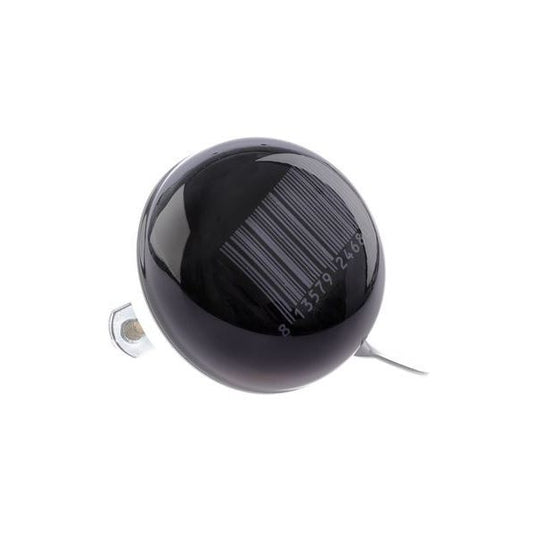 Nv ding dong bel 60mm stipes zwart met barcode kaart