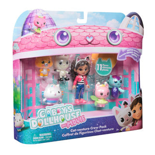 Load image into Gallery viewer, Gabby's poppenhuis the movie speelfigurenset gabby en 5 katjes
