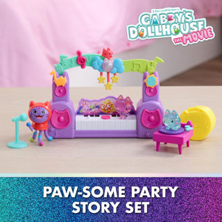 Load image into Gallery viewer, Gabby's poppenhuis the movie dj kattenkruid muziek speelset | 2 stuks
