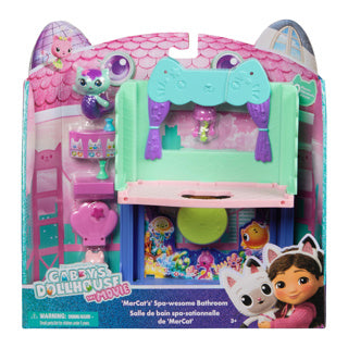 Afbeelding laden in galerijviewer, Gabby's poppenhuis gabby’s poppenhuis de film – mercat’s spa badkamer speelset
