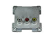 C-line video en audio contactdoos zilver - verpakt