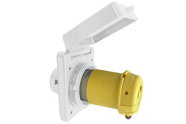 Marine 220 - 250v wandinvoerdoos wit