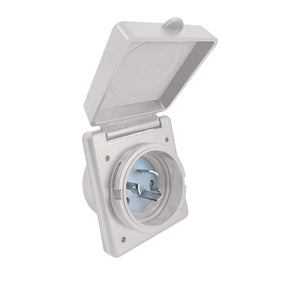Marine 220 - 250v wandinvoerdoos wit
