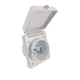 Marine 220 - 250v wandinvoerdoos wit