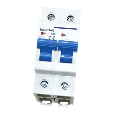 Dubbelpolige zekeringautomaat b16a