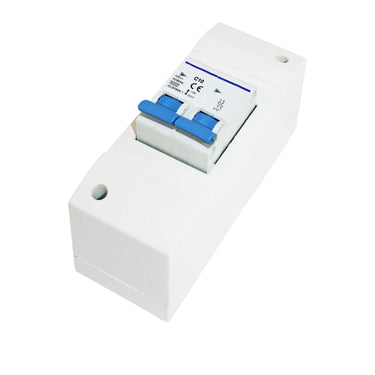 Ngk zekeriast 2-module met dubbelpolige zekeringautomaat b10a