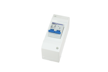 Ngk zekeriast 2-module met dubbelpolige zekeringautomaat b16a