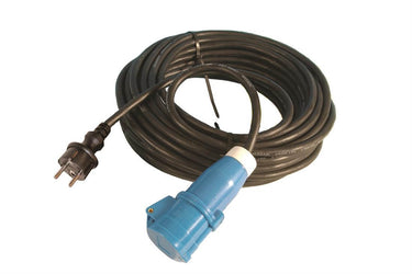 Ngk verleabel 10 meter neopreen 3x 2.5mm² - schuko stekker en cee contrastekker - in doos