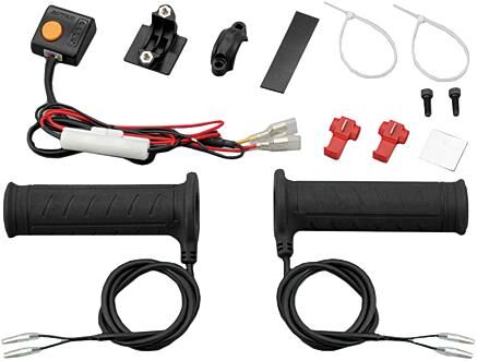 Daytona handvatverwarming heated grips mot 22+25mm, open, 4-stage