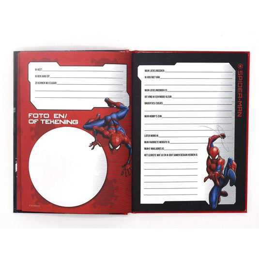 Imagebooks vriendenboek spiderman