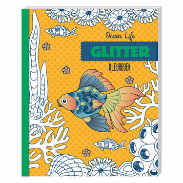 Glitter kleurboek - ocean life