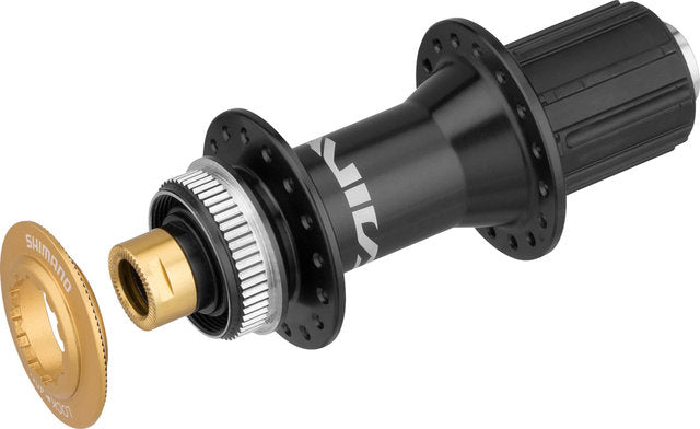 Load image into Gallery viewer, Shimano saint fh-m825 center lock disc quick 12 mm thru-axle rear hub
