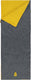 Abbey camp slaapzak zomer - dekenmodel - grijs - 200 x 75 cm - koppelbaar