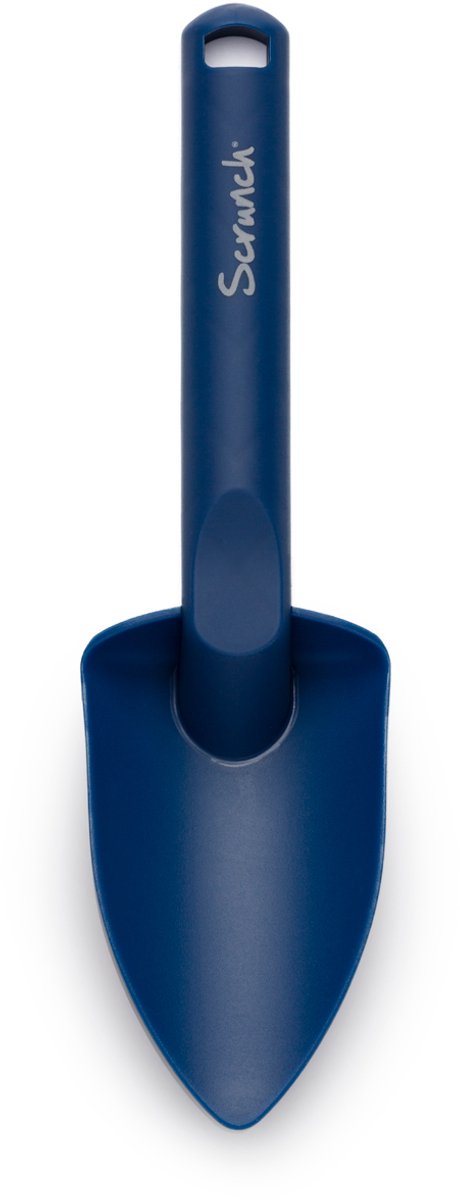 Scrunch spade - blauw - opvouwbaar - recycleerbaar