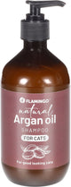 Flamingo kattenshampoo – natuurlijke shampoo met arganolie – 500ml – voor alle vachtsoorten