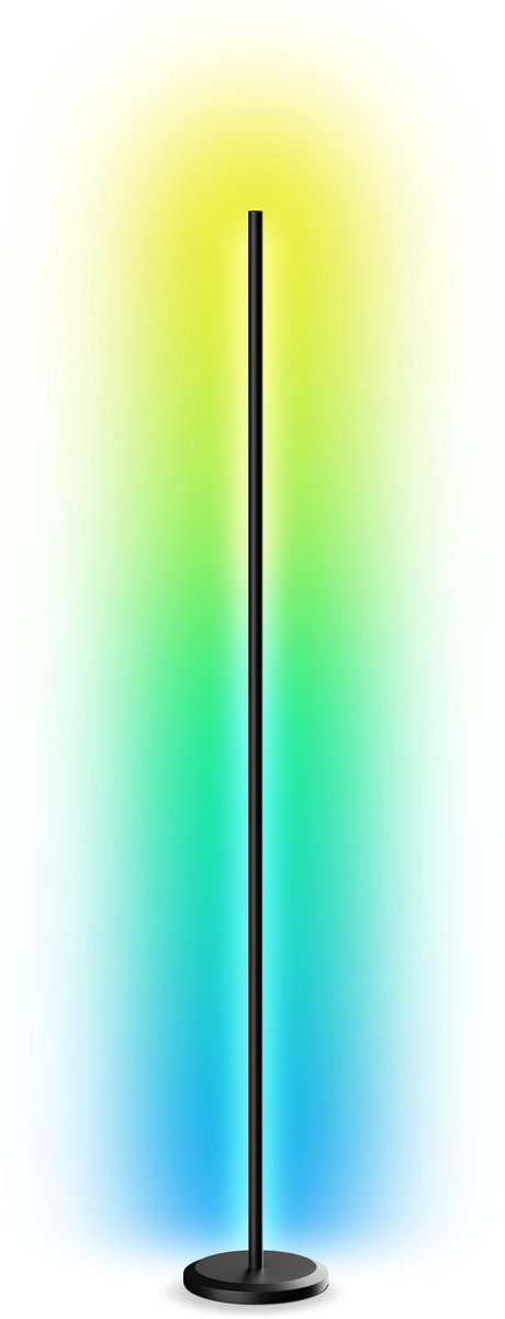 Nanoleaf matter smart multicolor floor lamp - slimme vloerlamp - rgbw - werkt met apple home google home amazon alexa - zwart