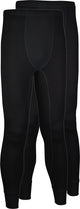 Avento thermobroek mannen - 2-pack - zwart - maat m