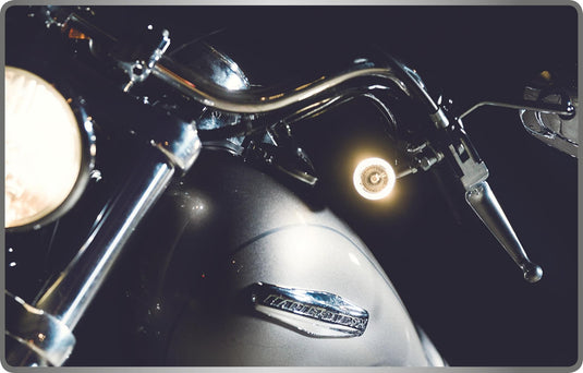 Kellermann led knipperlicht bullet 1000® pl white kl turn signal bullet 100 white, chrome