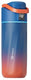 Waterh boost kids - stalen drinkfles voor kinderen met herinnering om water te drinken - waterfles voor kinderen - dubbelwandige isolerende stalen drinkfles - wijde opening lekvrij - 475ml - oranje en donkerblauw