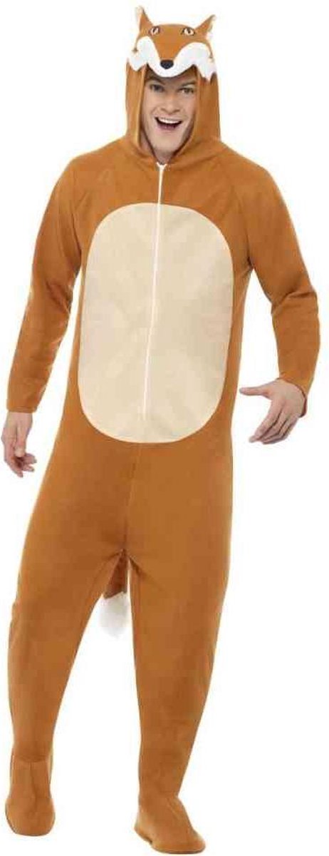 Smiffys vossen vos onesie | maat l xl
