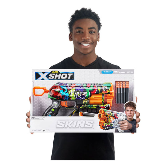 Xshot zuru x-shot skins griefer met 12 darts