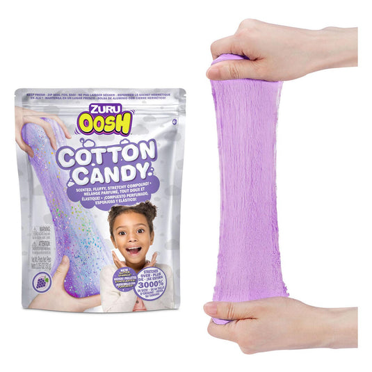 Zuru sensorisch speelgoed oosh cotton candy suikerspin multicolor 30g.