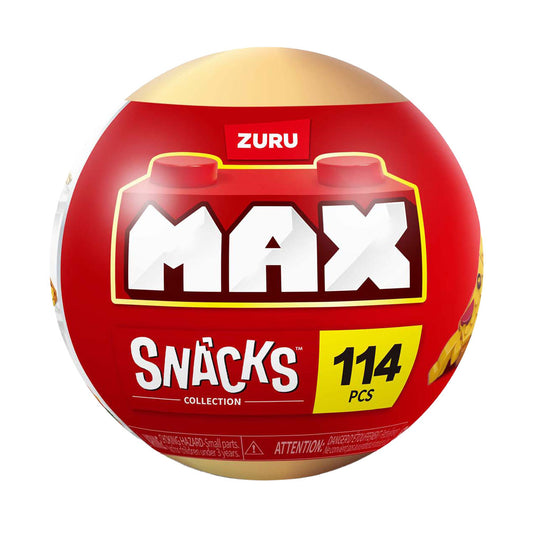 Zuru max premium snack capsule - bouwspeelset in verrassingsbal