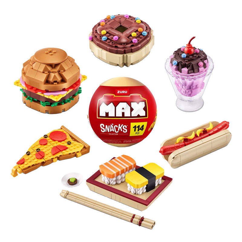 Load image into Gallery viewer, Zuru max premium snack capsule - bouwspeelset in verrassingsbal
