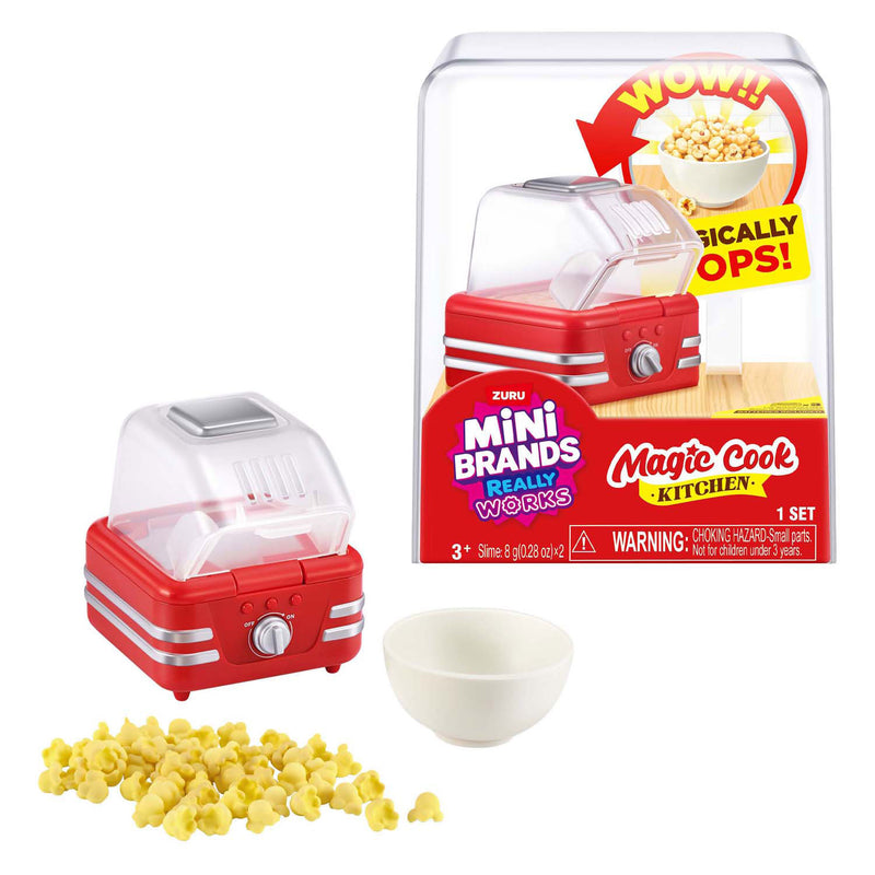 Load image into Gallery viewer, Zuru mini brands really works - magic cook kitchen capsule series 1 - popcorn machine
