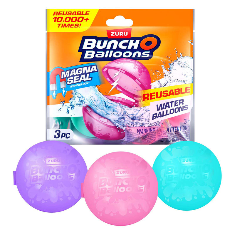 Load image into Gallery viewer, Zuru waterballonnen herbruikbaar magnetisch 3-pack zomerplezier.
