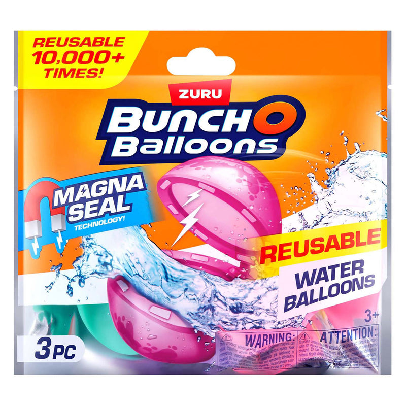 Load image into Gallery viewer, Zuru waterballonnen herbruikbaar magnetisch 3-pack zomerplezier.
