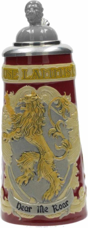 Sd toys game of thrones: house lannister bavarian beer stein