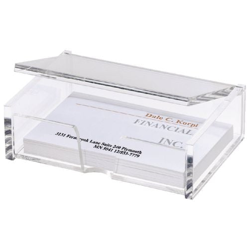 Sigel visitekaarthouder va112 acryl transparant