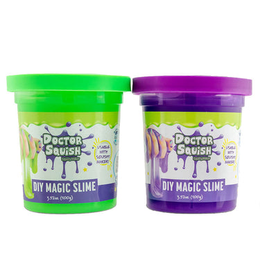 Boti doctor squish slijm value pack - groen en paars, 240 gram