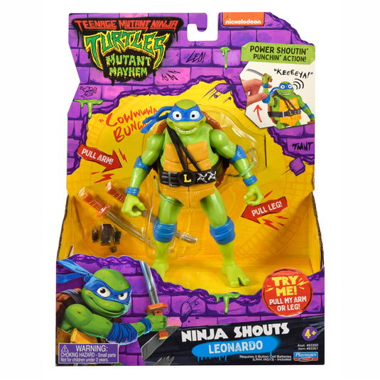 Boti teenage mutant ninja turtles ninja shouts speelfiguur - leonardo