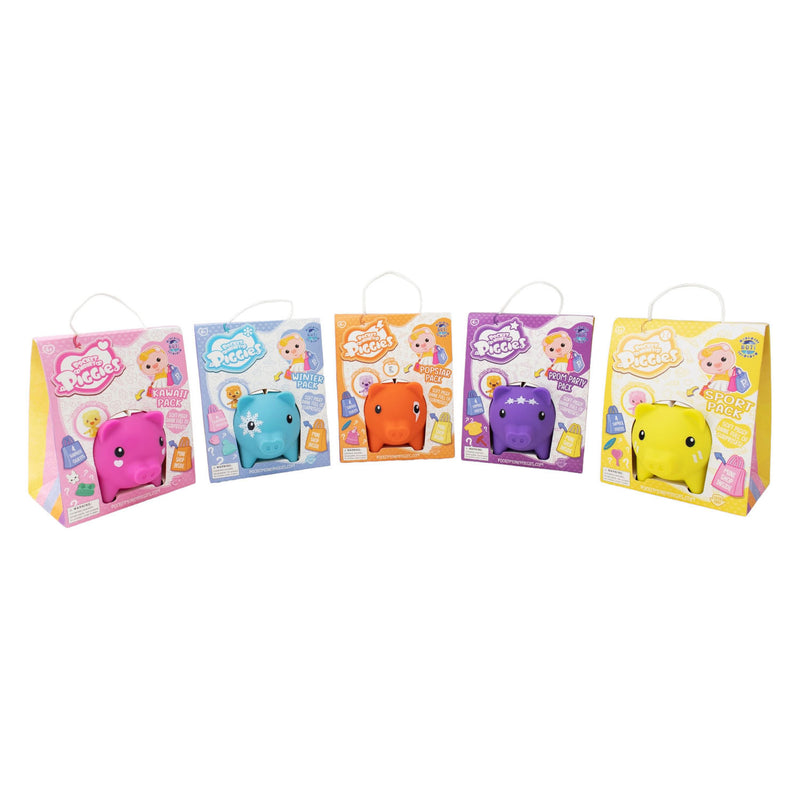 Afbeelding laden in galerijviewer, Boti Pockey Money Piggies Speelfiguur met Spaarpot Winter Pack
