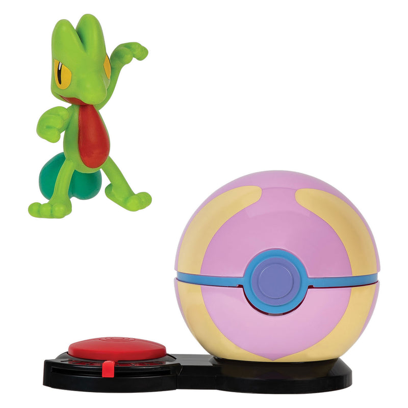 Load image into Gallery viewer, Boti Surprise Attack Game Speelset Pikachu Fast Ball Vs Treecko Heal Ball
