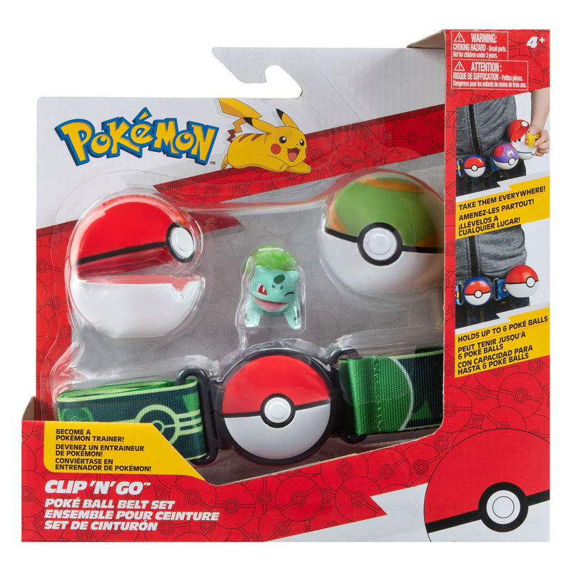 Afbeelding laden in galerijviewer, Boti Clip 'N' Go Poke Ball met Riem Speelset, 4dlg.
