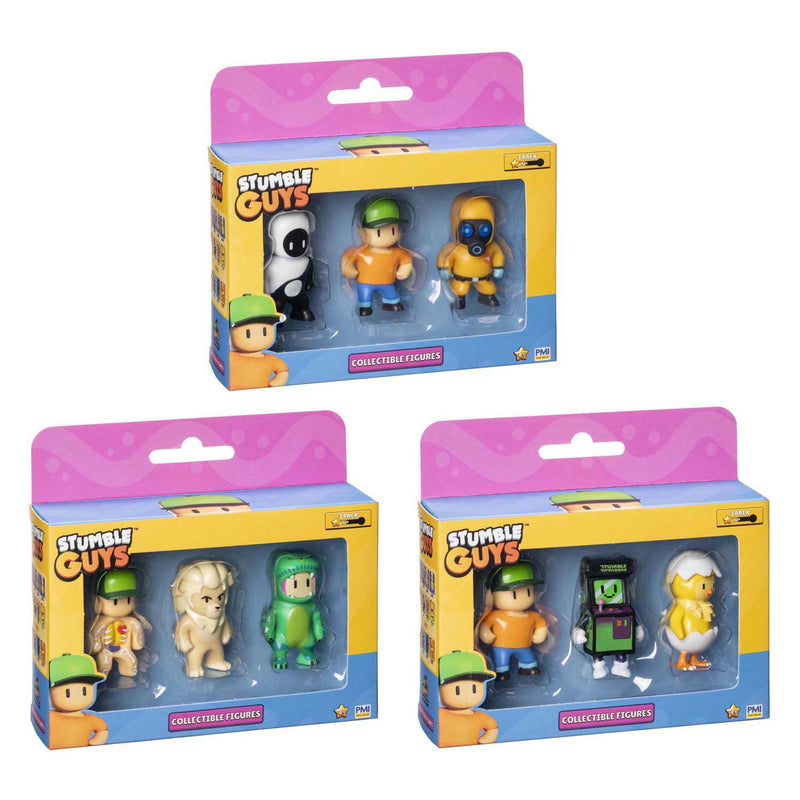 Load image into Gallery viewer, Boti stumble guys actiefiguren, 3-pack
