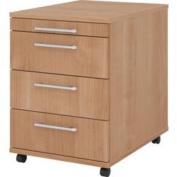 Bach mobiel ladeblok 3 lades 42,8 x 56 x 59 cm walnoot