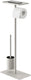 Sealskin brix toiletbutler met planchet 2-in-1 toiletrolhouder - wc rolhouder - toiletborstel - beige - taupe – greige