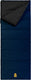 Abbey camp slaapzak - katoen - dekenmodel - blauw - 210 x 80 cm
